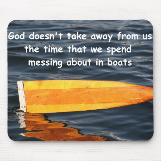 God neemt geen tijd van boetseerders, mousemat muismat (Voorkant)