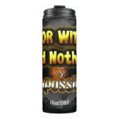 God niets is onmogelijk gloed thermosbeker (Voorkant)