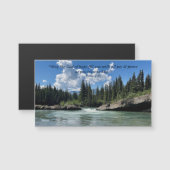 God of Hope Quote Mountain River Photograph Magnet (Voorkant / Achterkant)