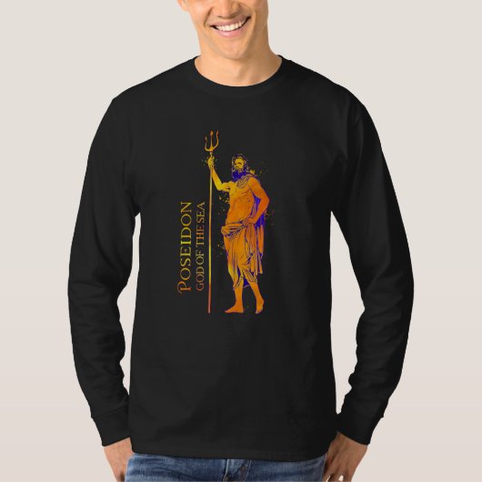 God Of The Sea  Poseidon T-shirt (Voorkant)