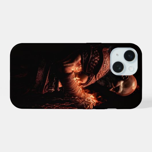 God of War Kratos iPhone 15 Case (Achterkant horizontaal)