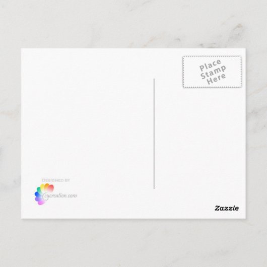 God Om Ganesha op rood Briefkaart (Achterkant)