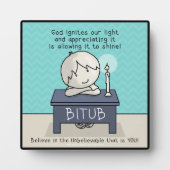 God onttrekt ons licht fotoplaat (Voorkant)