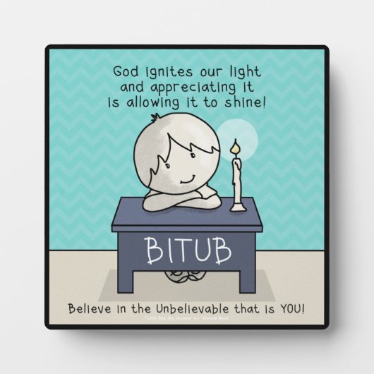 God onttrekt ons licht fotoplaat (Voorkant)