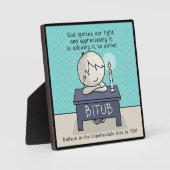 God onttrekt ons licht fotoplaat (Voorkant)