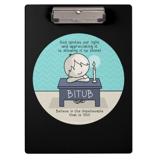 God onttrekt ons licht klembord (Voorkant)