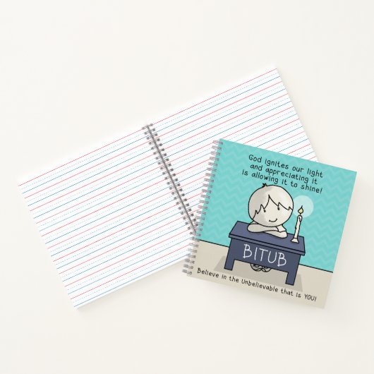 God onttrekt ons licht notitieboek (Binnen)