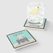 God onttrekt ons licht stenen onderzetter (Zijkant)