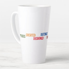 God ontwierp mij Collectie soepmok Latte Mok