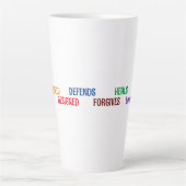 God ontwierp mij Collectie soepmok Latte Mok (Voorkant)