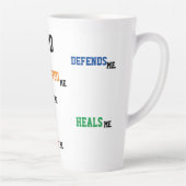 "GOD ONTWIERP MIJ" Latte Mok (Rechts)