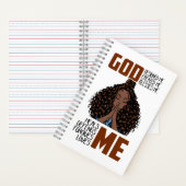 God ontwierp, schiep, zegent, geneest, verdedigt,  notitieboek (Binnen)