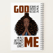 God ontwierp, schiep, zegent, geneest, verdedigt,  notitieboek (Achterkant)