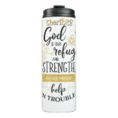 God onze toevlucht en kracht thermosbeker (Voorkant)