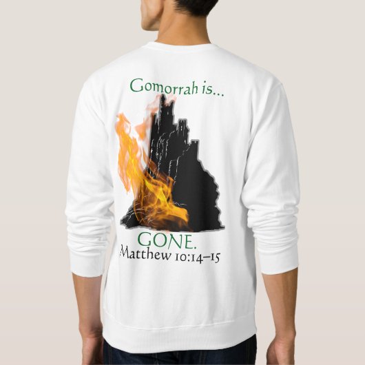 God oordeelde trui (Achterkant)