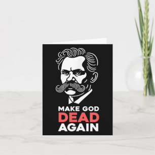 God opnieuw dood maken Nietzsche atheïstische filo Kaart