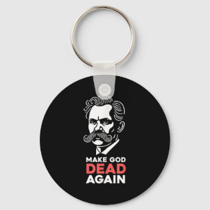 God opnieuw dood maken Nietzsche atheïstische filo Sleutelhanger