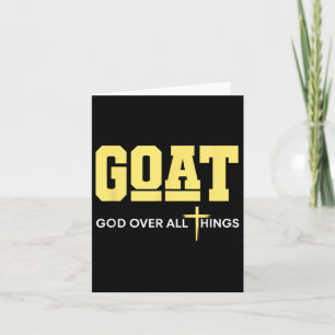 God over alle dingen voor mannen Christelijke Vade Kaart