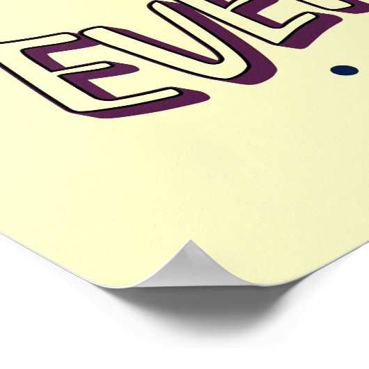 God over alles gedurfd ontwerp poster (Hoek)