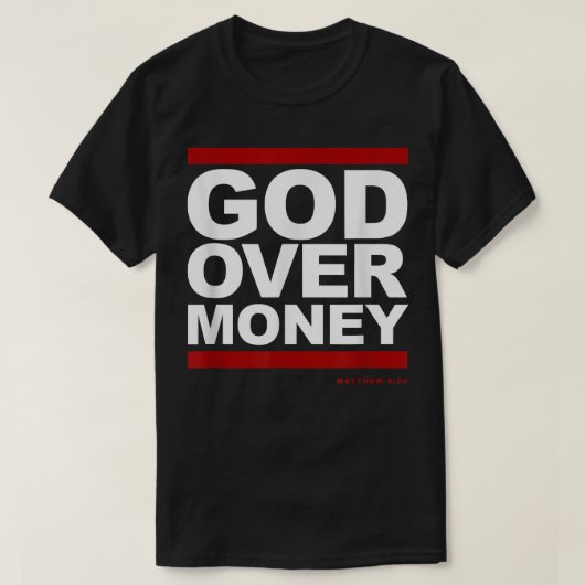 God over geld T-Shirt (Design voorkant)