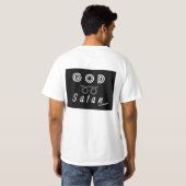 God over Satan T-shirt (Achterkant volledig)