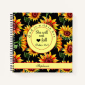 God personaliseren is binnen haar heilige hemel notitieboek (Voorkant)