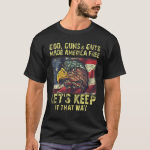 God Pistolen en gasten maakten Amerika vrij om het T-shirt