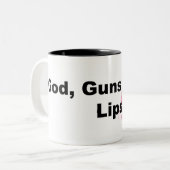 God, Pistolen en Lipstick Sarah Palin Mok (Voorkant links)