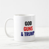 God Pistolen en Trump Koffiemok (Links)