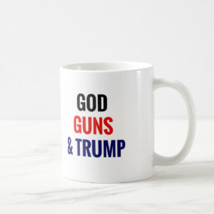 God Pistolen en Trump Koffiemok