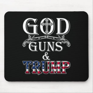 God Pistolen en Trump Shirt 2e wijziging Shirt Tru Muismat