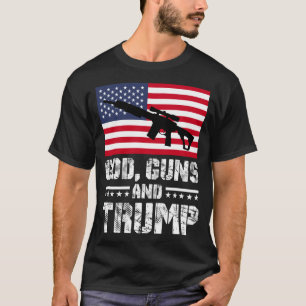 God Pistolen en Trump T-shirt