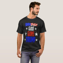 God, Pistolen en Trump T-Shirt voor Trump Support