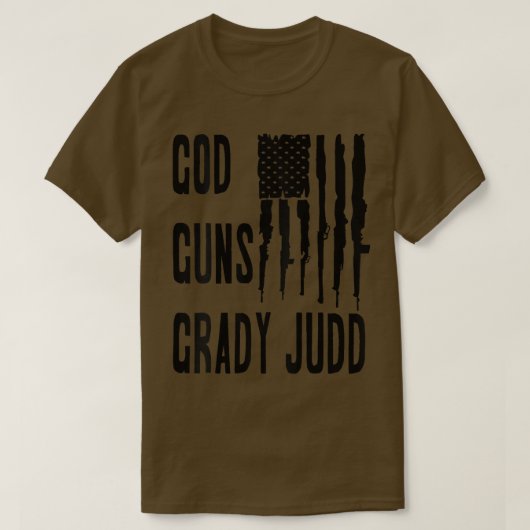 God, Pistolen, Grady Judd American Flag T-shirt (Design voorkant)