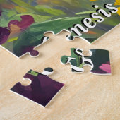 God plaatste Man in de tuin, God en de schepping Legpuzzel (Zijkant)