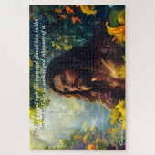 God plaatste Man in de tuin, God en de schepping Legpuzzel (Verticaal)