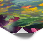 God plaatste Man in de tuin, God en de schepping Perfect Poster (Hoek)