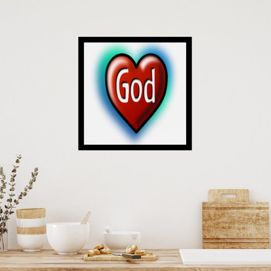 GOD POSTER (Keuken)