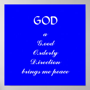 GOD POSTER