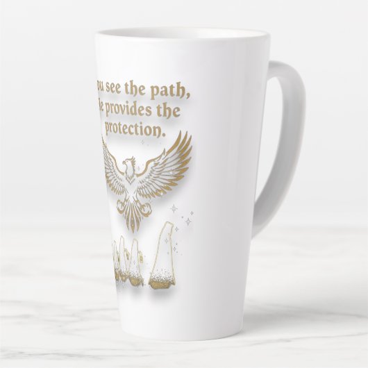 God protection latte mok (Rechterhoek)
