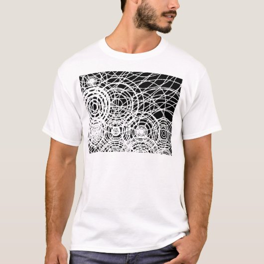 god raakt het zwarte water t-shirt (Voorkant)