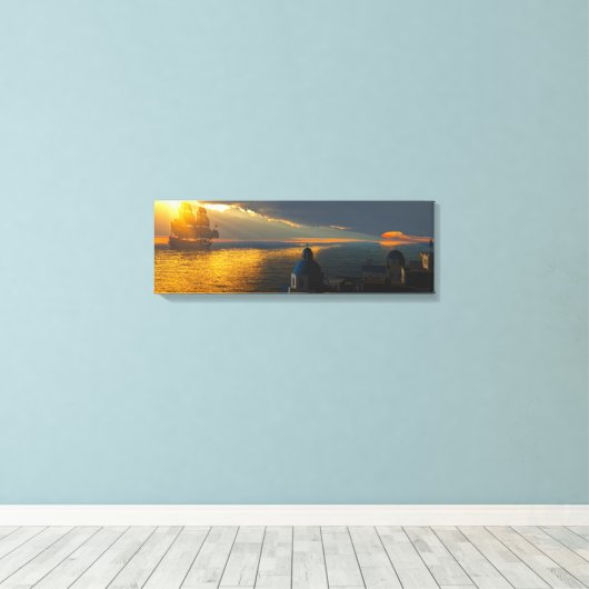 God Rays Canvas Afdruk (Insitu (Houten vloer))