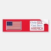 God Red Amerika Bumpersticker (Voorkant)