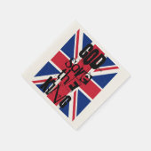 God Red de koning Charles British Royal Monarch Servet (Hoek)