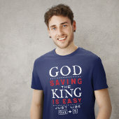 God red de koning Funny T-shirt