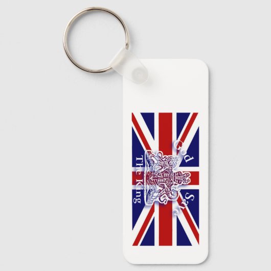 God Red de Koning HerdenkingsSleutelhanger Sleutelhanger (Voorkant)