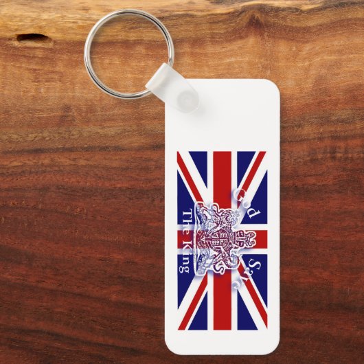 God Red de Koning HerdenkingsSleutelhanger Sleutelhanger (Voorkant)