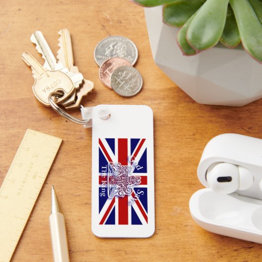 God Red de Koning HerdenkingsSleutelhanger Sleutelhanger (Bureau)