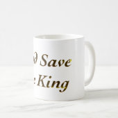 God red de koning koffiemok (Voorkant rechts)
