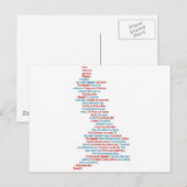 God red de koningin briefkaart (Voorkant / Achterkant)
